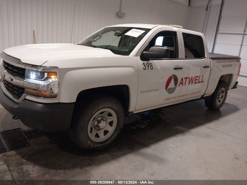 2018 Chevrolet Silverado K1500/K1500 Ls VIN: 3GCUKNEC6JG247211 Lot: 39288847