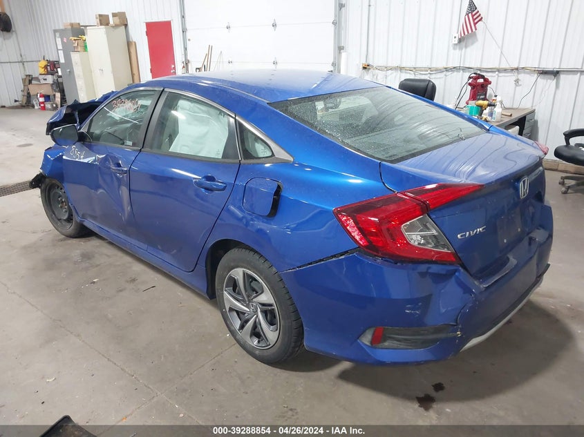 VIN 2HGFC2F67KH569596 2019 HONDA CIVIC LX