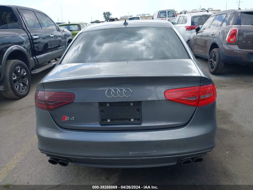 2016 Audi S4 3.0T Premium Plus VIN: WAUBGAFL1GA000800 Lot: 39288869