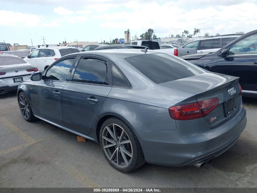 2016 Audi S4 3.0T Premium Plus VIN: WAUBGAFL1GA000800 Lot: 39288869