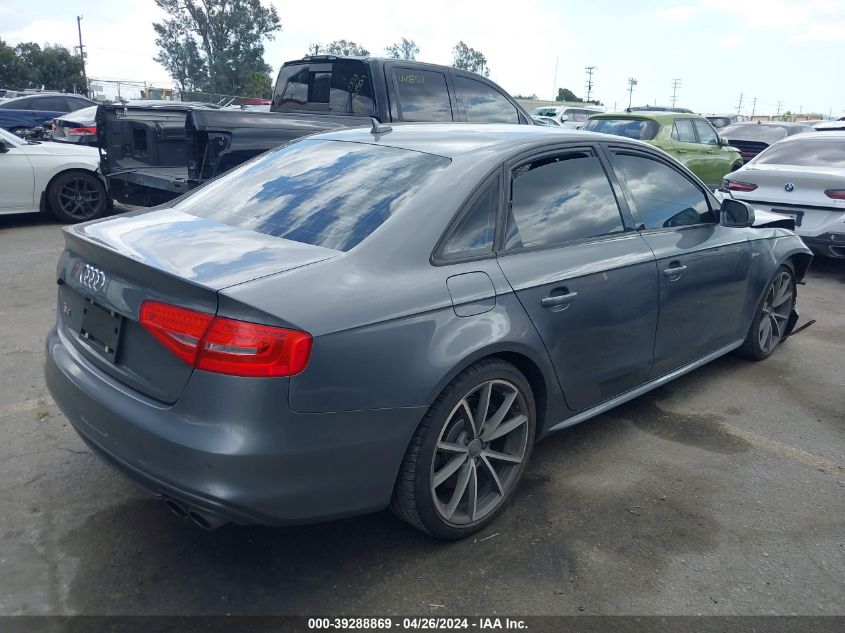 2016 Audi S4 3.0T Premium Plus VIN: WAUBGAFL1GA000800 Lot: 39288869