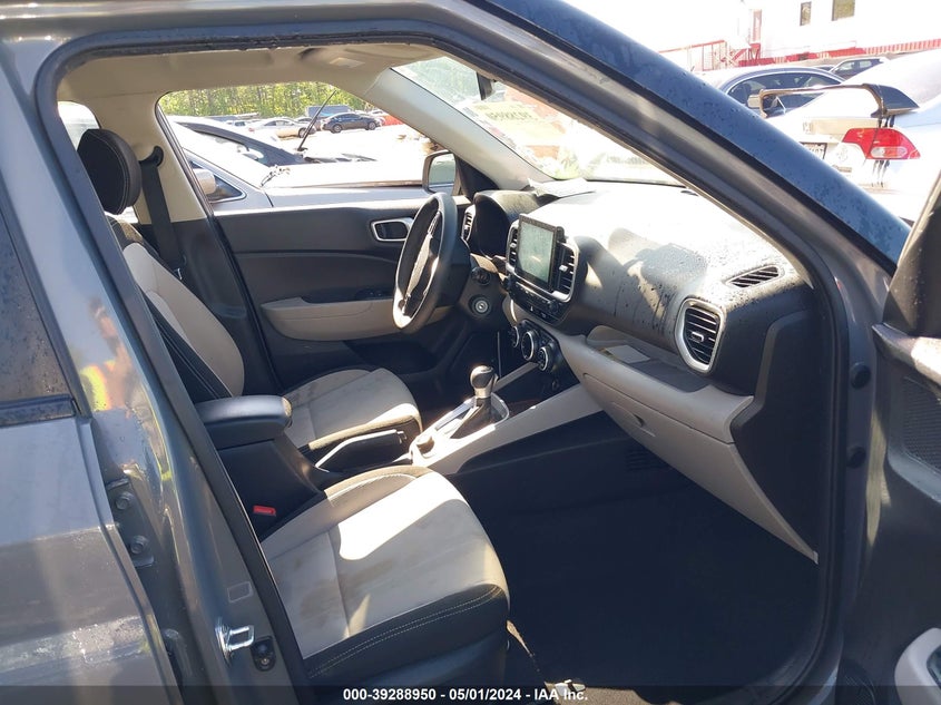 2020 Hyundai Venue Sel VIN: KMHRC8A37LU057097 Lot: 39288950