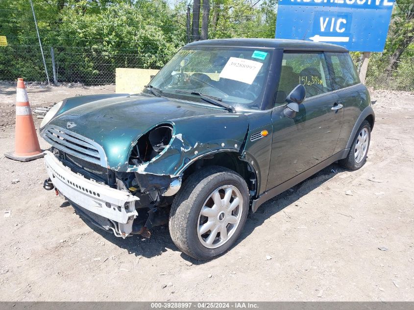 2006 Mini Cooper VIN: WMWRC335X6TK66718 Lot: 39288997