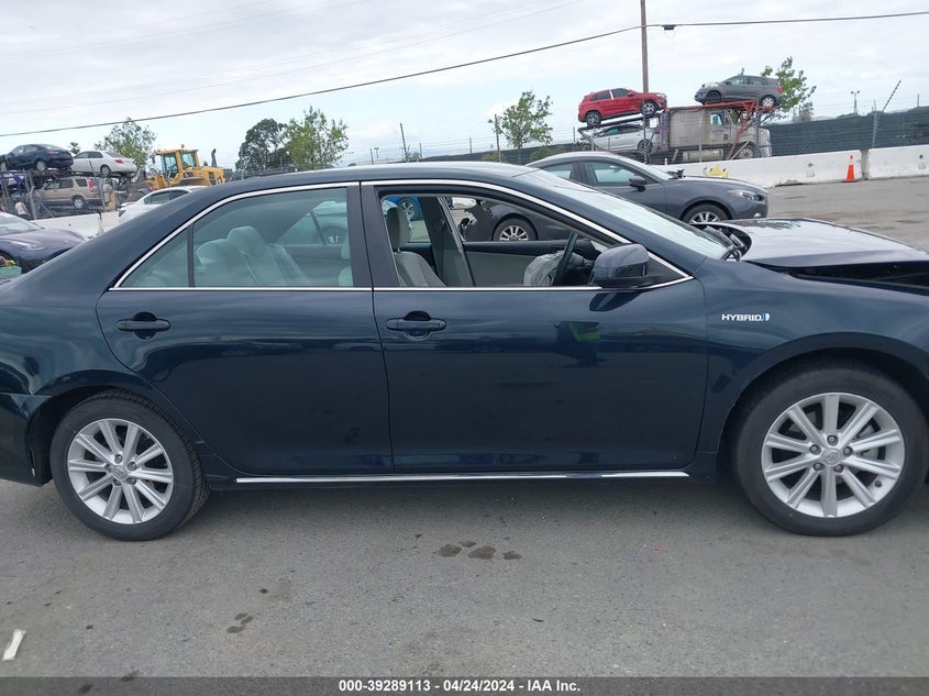 2014 TOYOTA CAMRY HYBRID XLE - 4T1BD1FK6EU137354