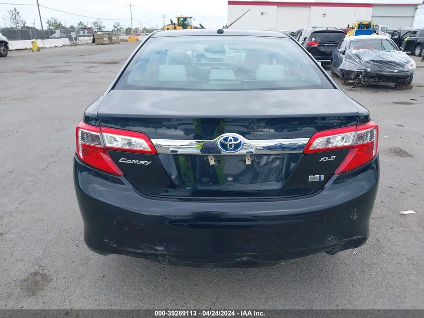 2014 TOYOTA CAMRY HYBRID XLE - 4T1BD1FK6EU137354