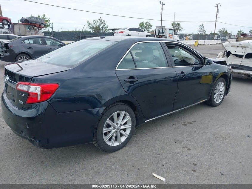 2014 TOYOTA CAMRY HYBRID XLE - 4T1BD1FK6EU137354