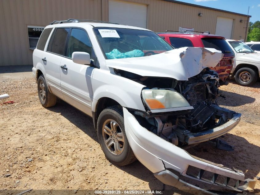 2004 Honda Pilot Ex-L VIN: 2HKYF18574H543023 Lot: 40948917