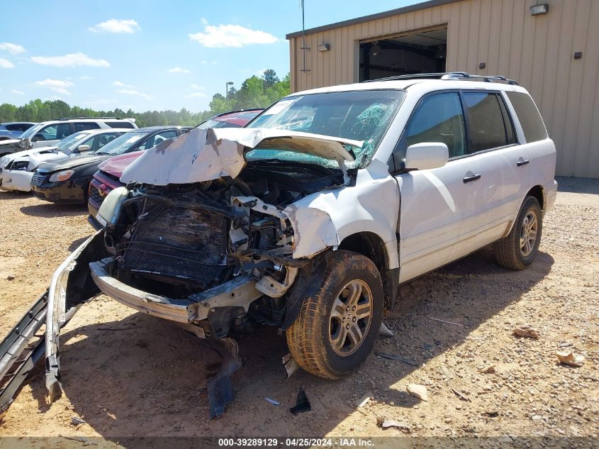 2004 Honda Pilot Ex-L VIN: 2HKYF18574H543023 Lot: 40948917