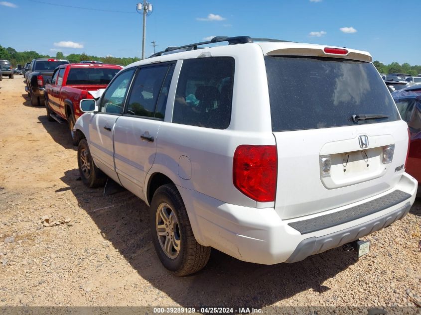 2004 Honda Pilot Ex-L VIN: 2HKYF18574H543023 Lot: 40948917