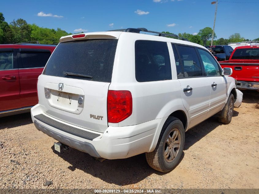 2004 Honda Pilot Ex-L VIN: 2HKYF18574H543023 Lot: 40948917