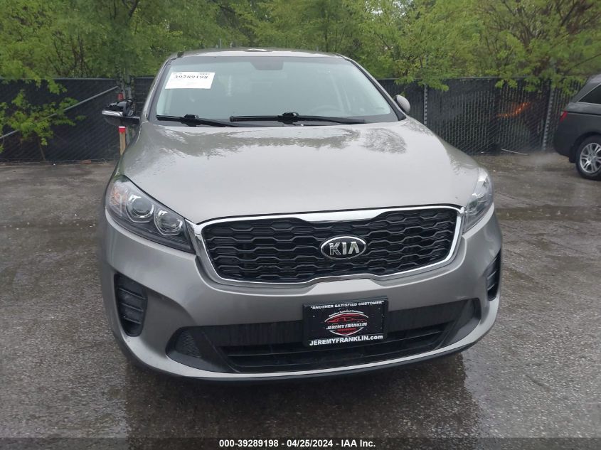 2019 Kia Sorento 2.4L Lx VIN: 5XYPG4A3XKG542715 Lot: 39289198