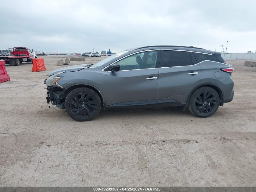 2018 Nissan Murano Sl VIN: 5N1AZ2MG5JN127999 Lot: 39289367