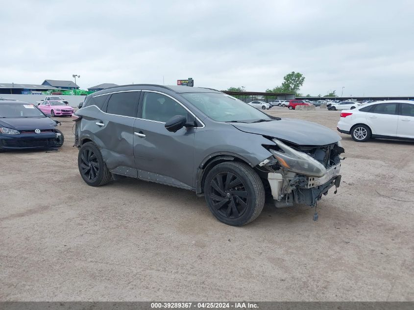 2018 Nissan Murano Sl VIN: 5N1AZ2MG5JN127999 Lot: 39289367