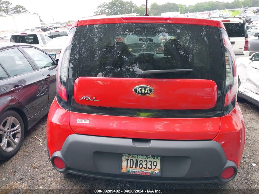 2015 Kia Soul + VIN: KNDJP3A58F7816546 Lot: 39289402