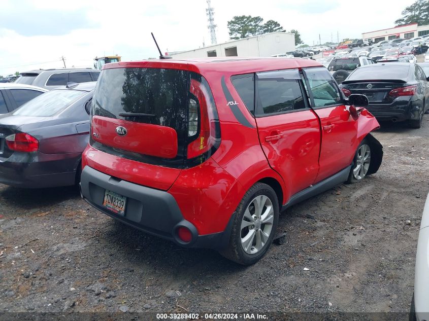 2015 Kia Soul + VIN: KNDJP3A58F7816546 Lot: 39289402