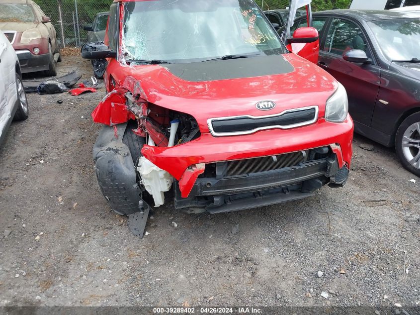 2015 Kia Soul + VIN: KNDJP3A58F7816546 Lot: 39289402