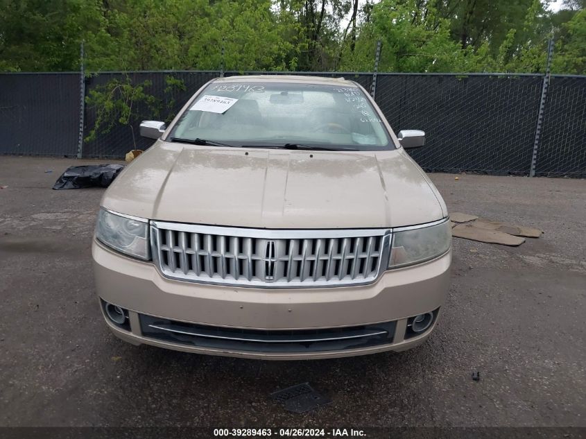 2007 Lincoln Mkz VIN: 3LNHM26T17R627042 Lot: 39289463