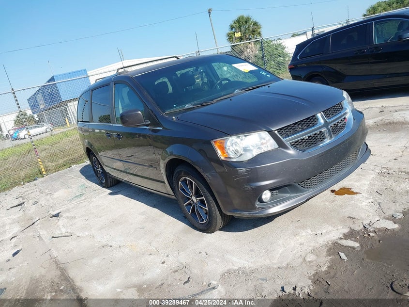 VIN 2C4RDGCG4HR548758 2017 DODGE GRAND CARAVAN SXT