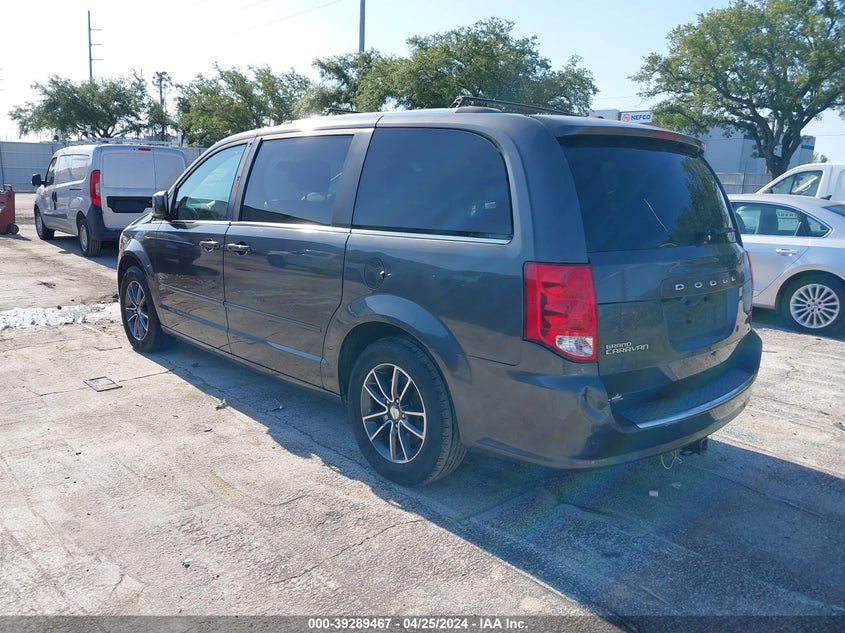 VIN 2C4RDGCG4HR548758 2017 DODGE GRAND CARAVAN SXT