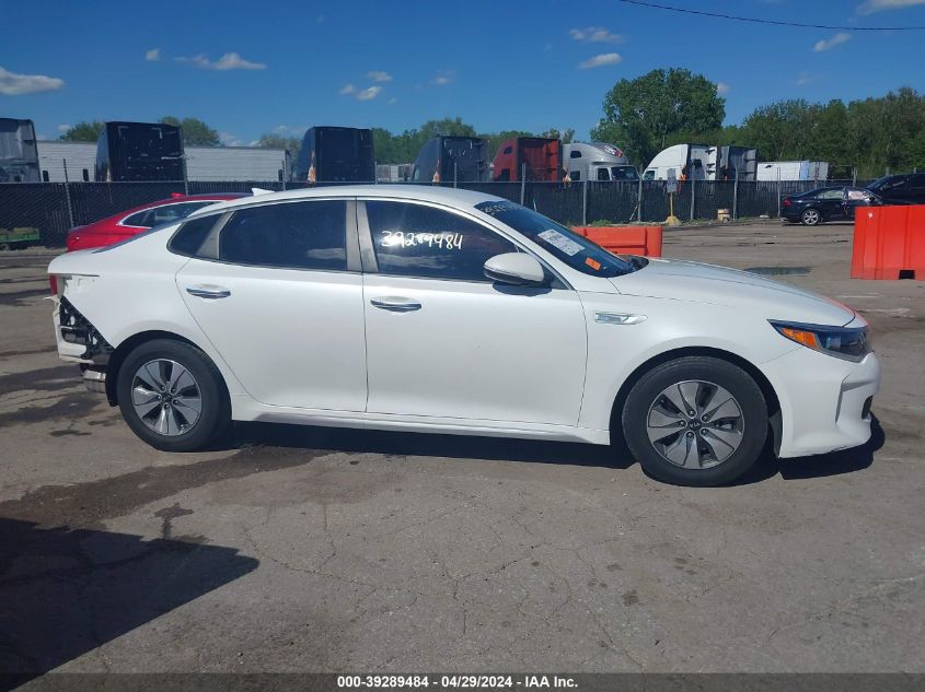 2017 Kia Optima Hybrid VIN: KNAGT4LC4H5006320 Lot: 39289484