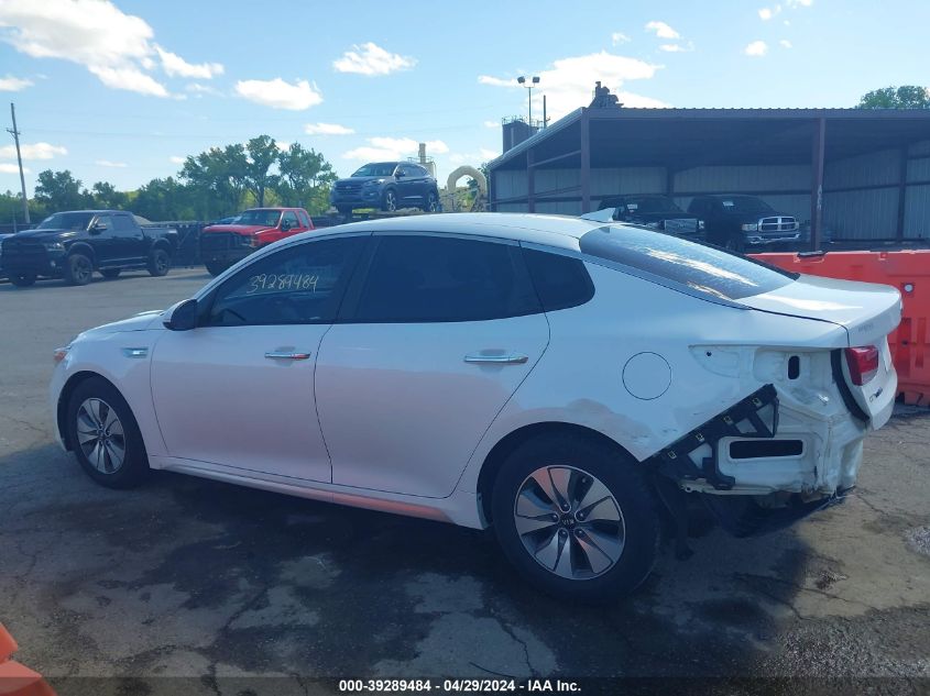 2017 Kia Optima Hybrid VIN: KNAGT4LC4H5006320 Lot: 39289484