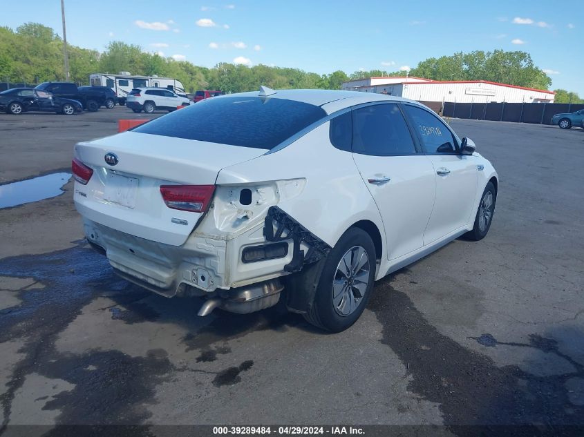 2017 Kia Optima Hybrid VIN: KNAGT4LC4H5006320 Lot: 39289484