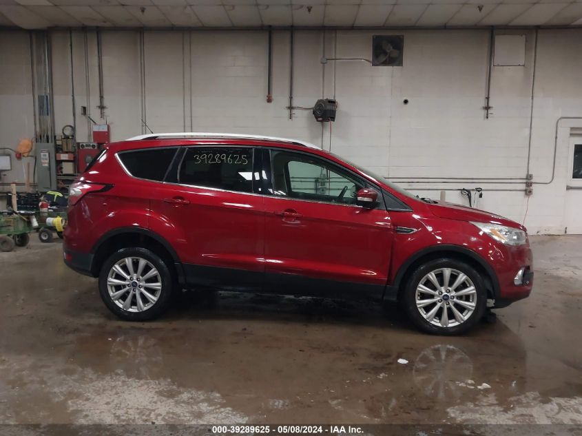 2017 Ford Escape Titanium VIN: 1FMCU9J94HUB72101 Lot: 39289625