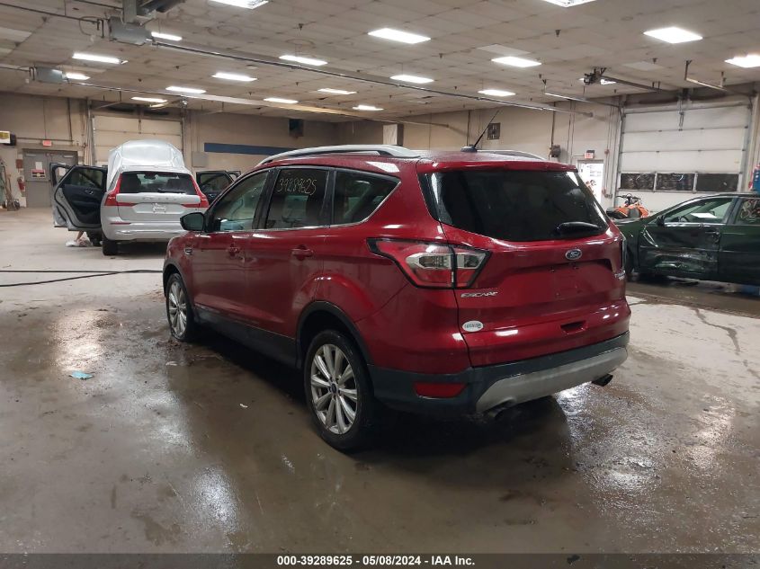 2017 Ford Escape Titanium VIN: 1FMCU9J94HUB72101 Lot: 39289625