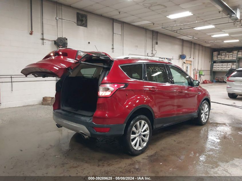 2017 Ford Escape Titanium VIN: 1FMCU9J94HUB72101 Lot: 39289625