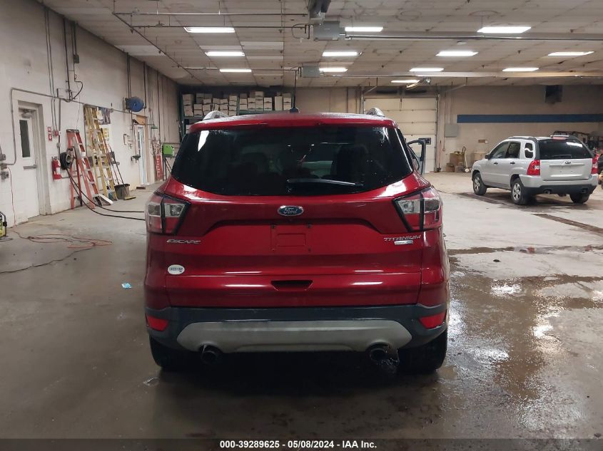 2017 Ford Escape Titanium VIN: 1FMCU9J94HUB72101 Lot: 39289625