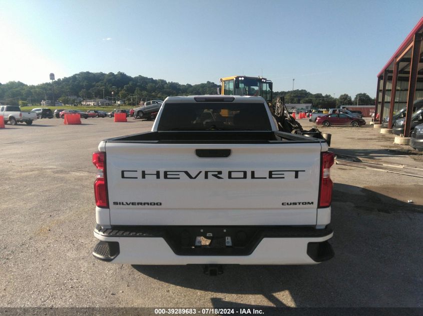 2021 Chevrolet Silverado 1500 4Wd Double Cab Standard Bed Custom VIN: 1GCRYBEK0MZ176148 Lot: 39289683