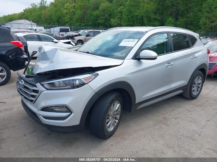 2018 Hyundai Tucson Sel VIN: KM8J3CA40JU736621 Lot: 39289707