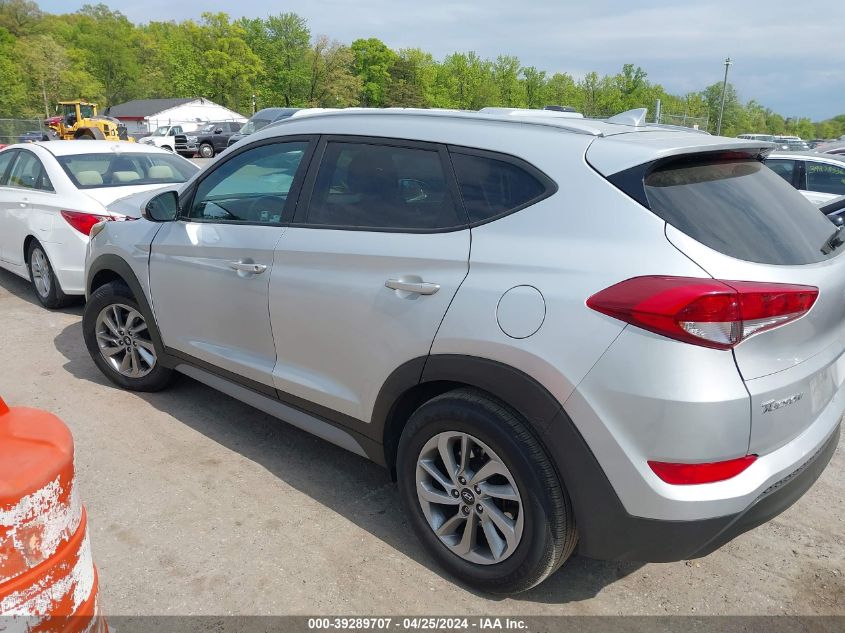 2018 Hyundai Tucson Sel VIN: KM8J3CA40JU736621 Lot: 39289707