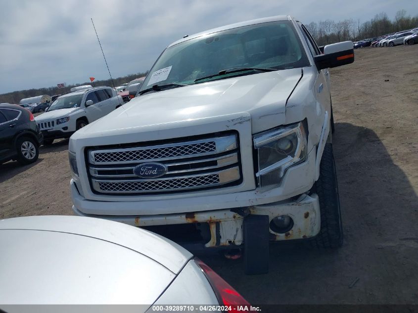 2013 Ford F-150 Limited VIN: 1FTFW1ET9DFB65520 Lot: 39289710