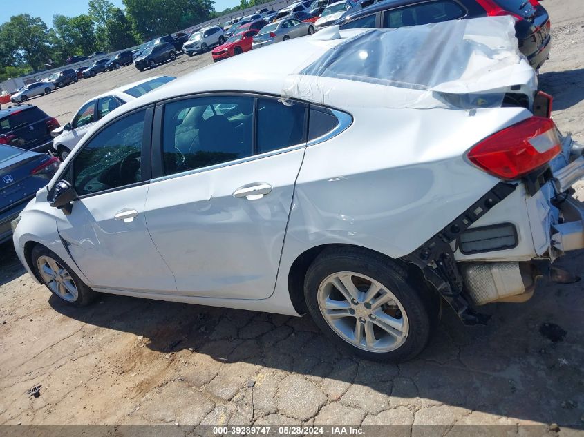 2018 Chevrolet Cruze Lt Auto VIN: 1G1BE5SM6J7104999 Lot: 39289747