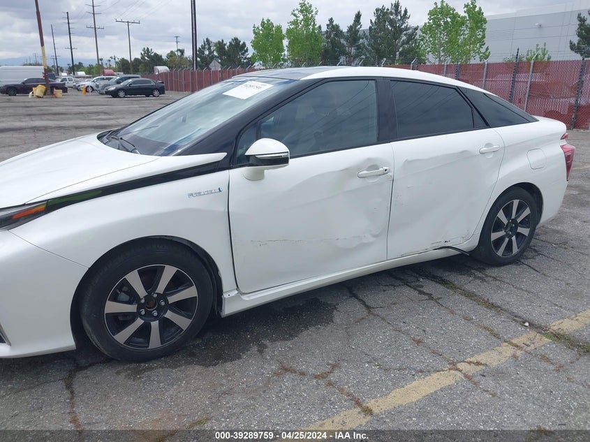 VIN JTDBVRBD6JA000472 2018 TOYOTA MIRAI