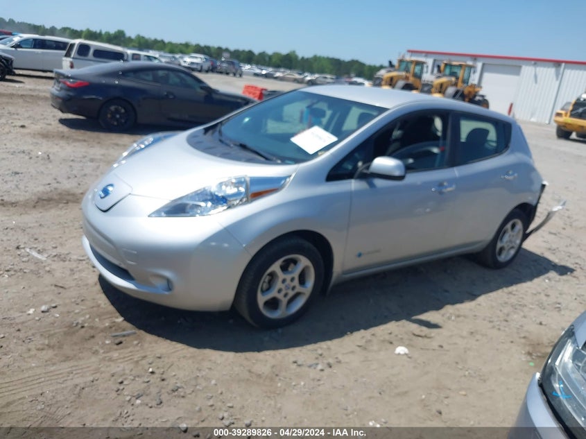 2013 Nissan Leaf Sv VIN: 1N4AZ0CP2DC412420 Lot: 39289826