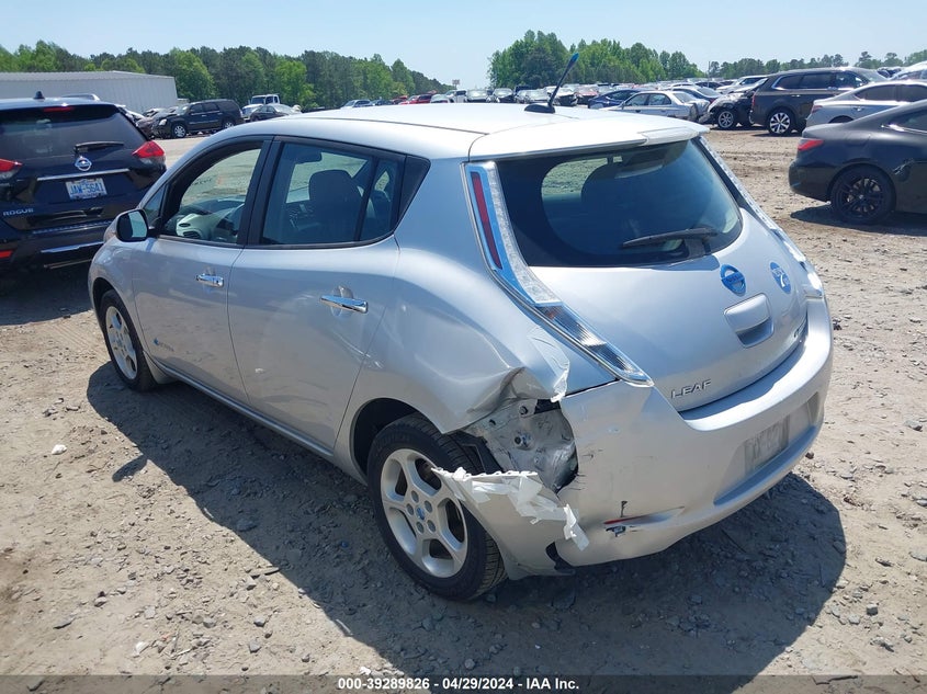 2013 Nissan Leaf Sv VIN: 1N4AZ0CP2DC412420 Lot: 39289826