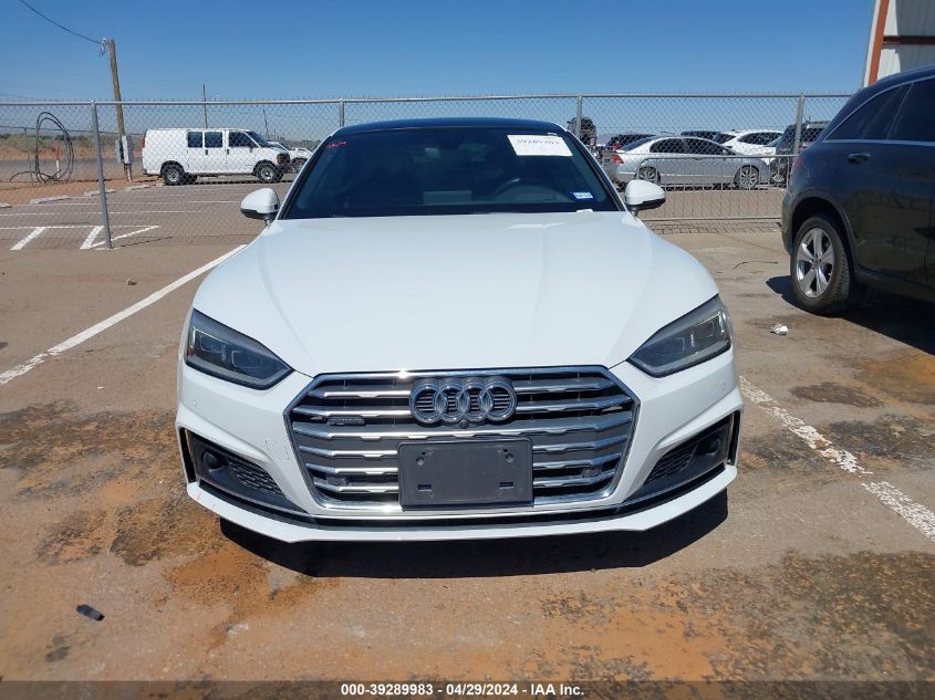 2018 Audi A5 2.0T Premium VIN: WAUUNAF52JA046790 Lot: 39289983