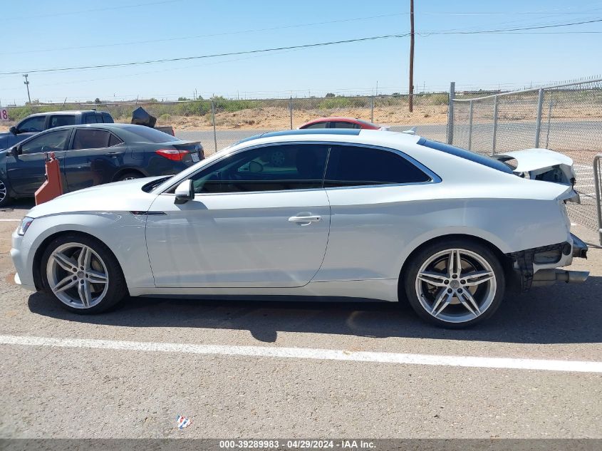 VIN WAUUNAF52JA046790 2018 AUDI A5 2.0T PREMIUM