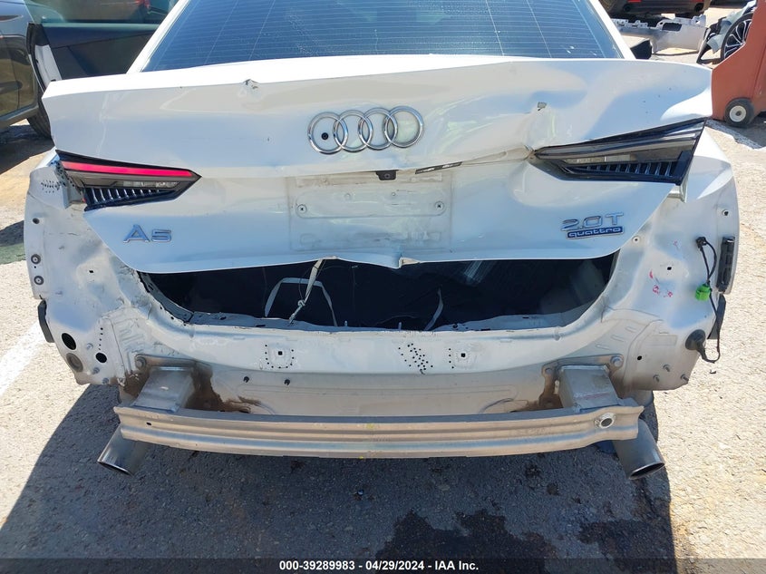 VIN WAUUNAF52JA046790 2018 AUDI A5 2.0T PREMIUM