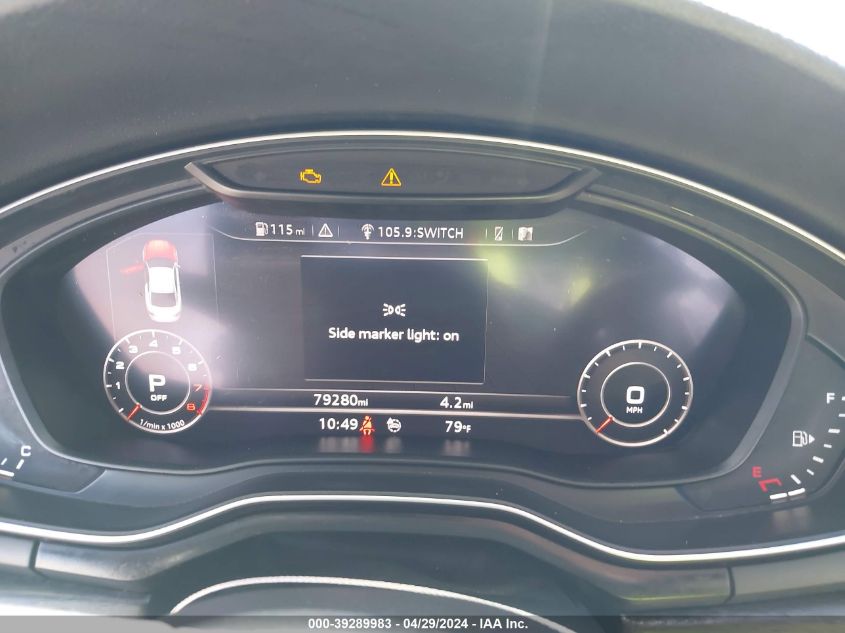 VIN WAUUNAF52JA046790 2018 AUDI A5 2.0T PREMIUM