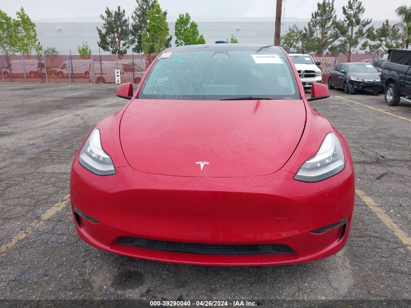 VIN 5YJYGDEE9MF276615 2021 TESLA MODEL Y no.12