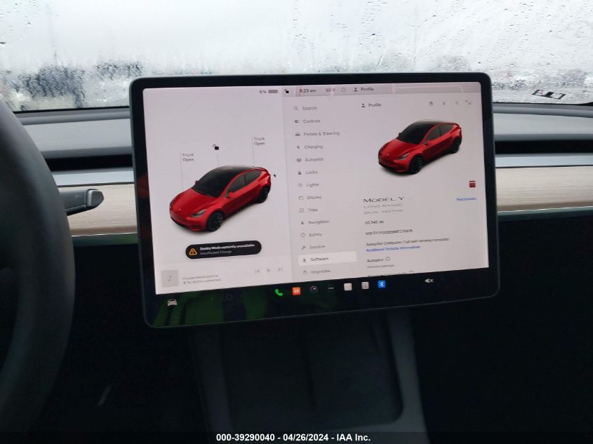 VIN 5YJYGDEE9MF276615 2021 TESLA MODEL Y no.18