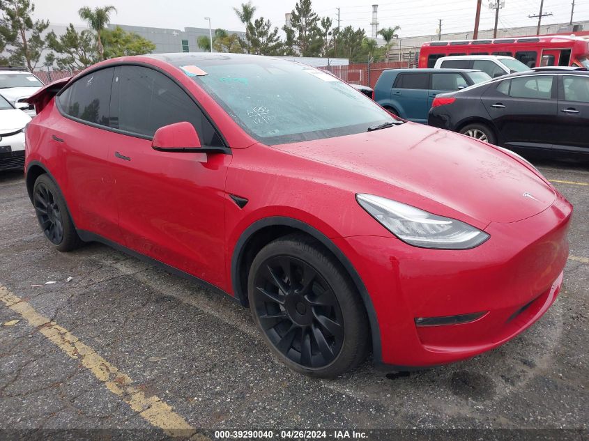 VIN 5YJYGDEE9MF276615 2021 TESLA MODEL Y no.1