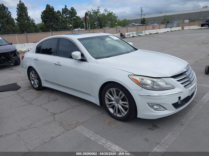 2012 Hyundai Genesis 4.6L VIN: KMHGC4DF2CU176309 Lot: 39290062