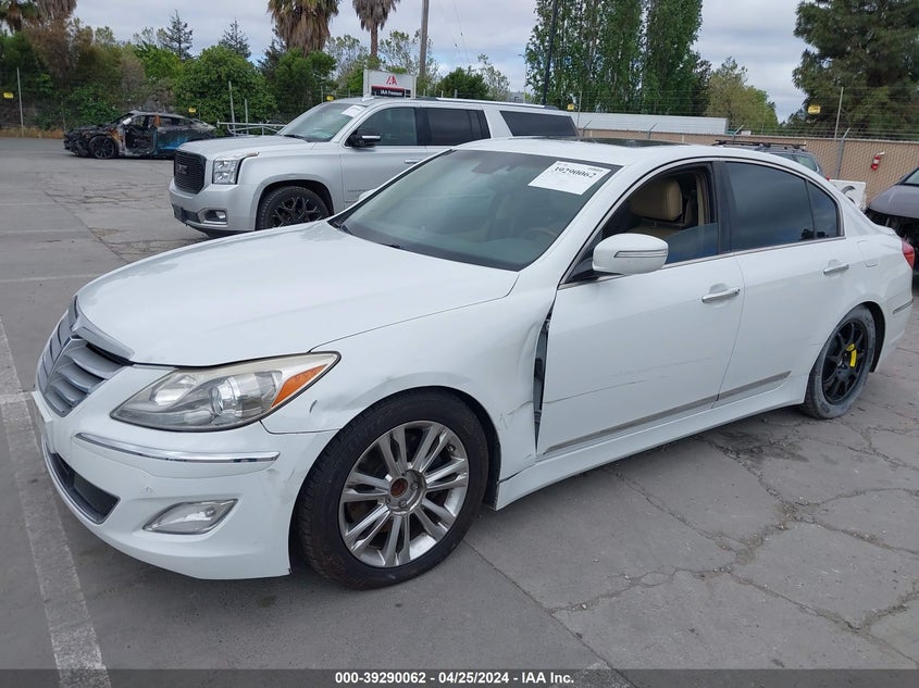 2012 Hyundai Genesis 4.6L VIN: KMHGC4DF2CU176309 Lot: 39290062
