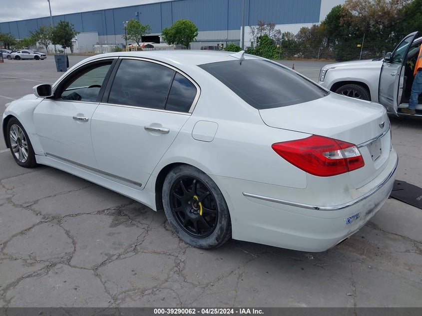 2012 Hyundai Genesis 4.6L VIN: KMHGC4DF2CU176309 Lot: 39290062