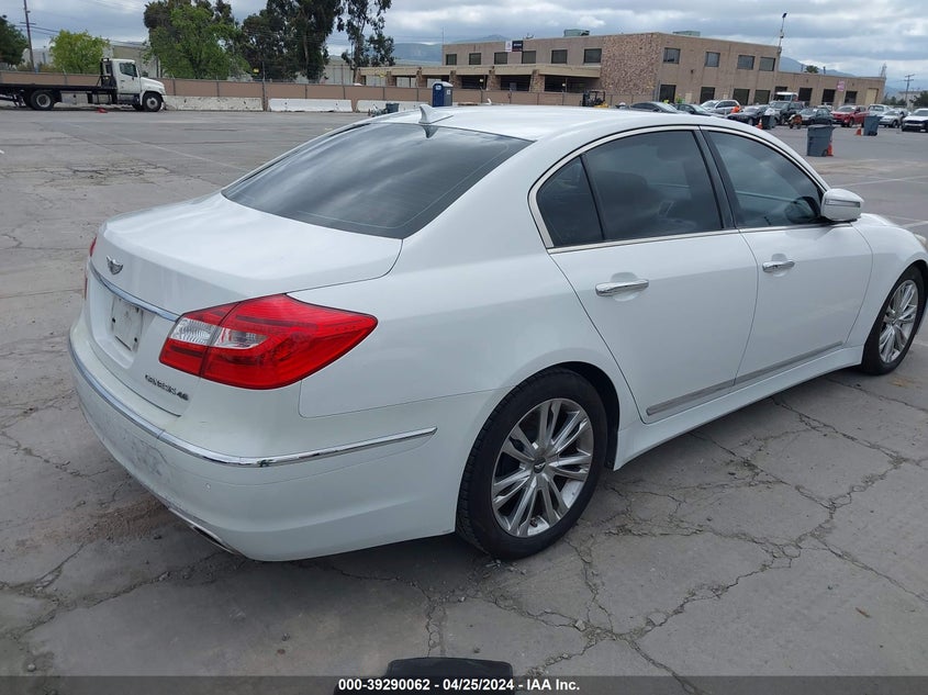 2012 Hyundai Genesis 4.6L VIN: KMHGC4DF2CU176309 Lot: 39290062