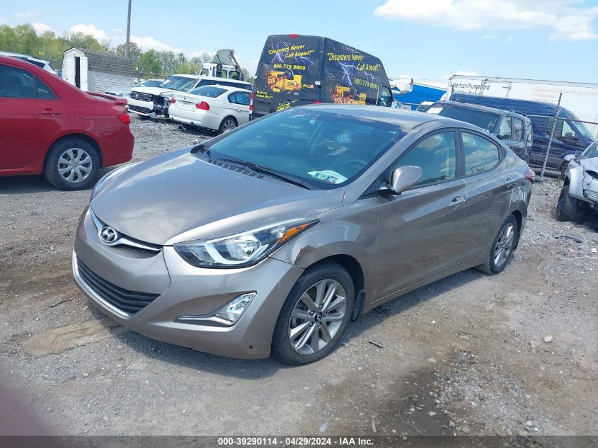 5NPDH4AE8EH512966 | 2014 HYUNDAI ELANTRA